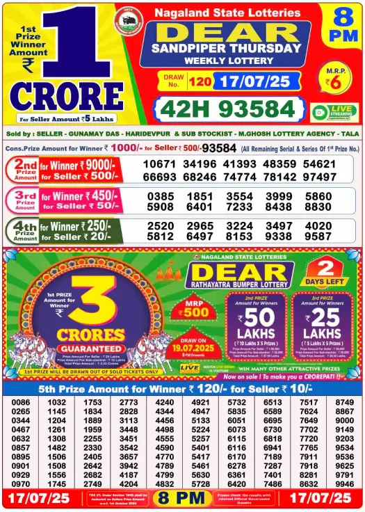 8pm Lottery Result 1